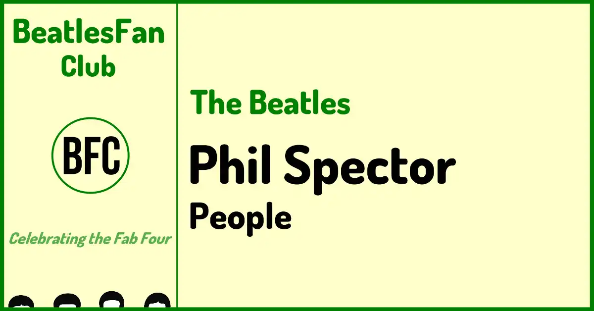 The Beatles Phil Spector People banner