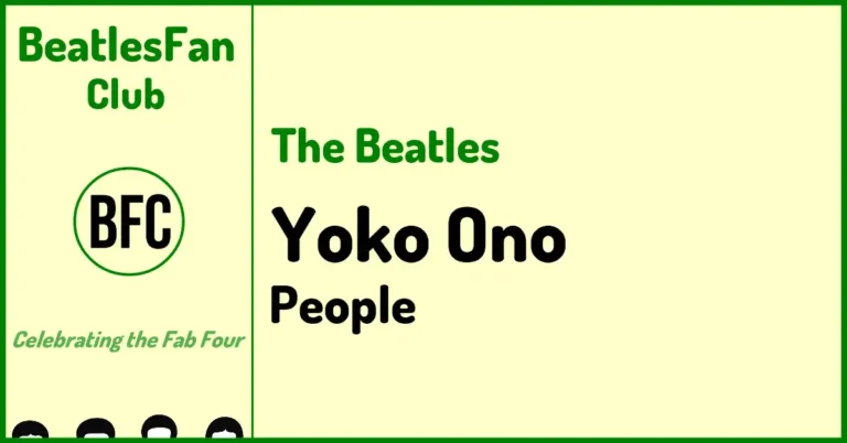 Yoko Ono Beatles People banner