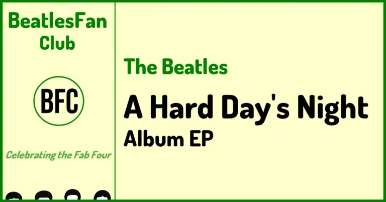 The Beatles Extracts From The Album A Hard Day's Night EP banner