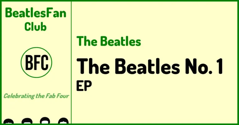The Beatles The Beatles No. 1 EP banner