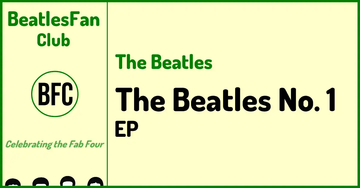 The Beatles The Beatles No. 1 EP banner