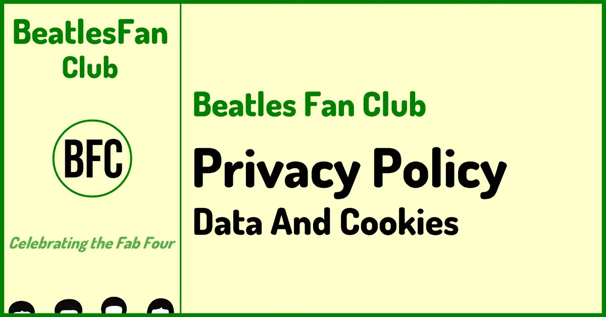 Beatles Fan Club Privacy Policy banner