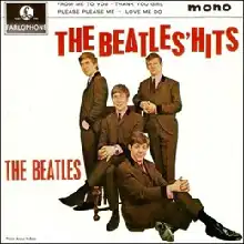 The Beatles’ Hits EP vinyl cover from 1963.
