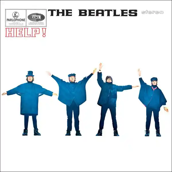 Help! album cover by the Beatles.