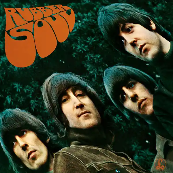 Rubber Soul album cover by the Beatles.