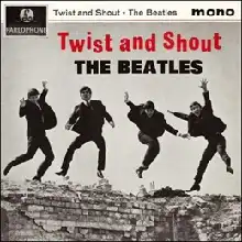 Cover of the Twist and Shout EP, 1963.