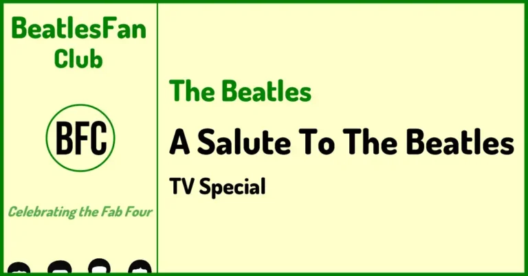 The Beatles A Salute to the Beatles Once Upon a Time TV special banner