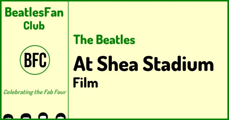 The Beatles at Shea Stadium film banner