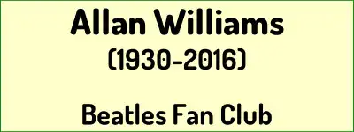 Allan Williams (1930-2016) banner