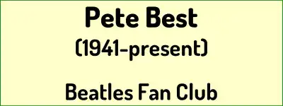 Pete Best (1941-present) banner