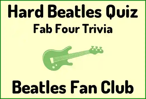 Hard Beatles Quiz hub banner linking to the Hard Beatles Quiz page.