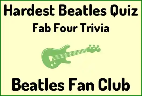 Hardest Beatles Quiz hub banner linking to the Hardest Beatles Quiz page.