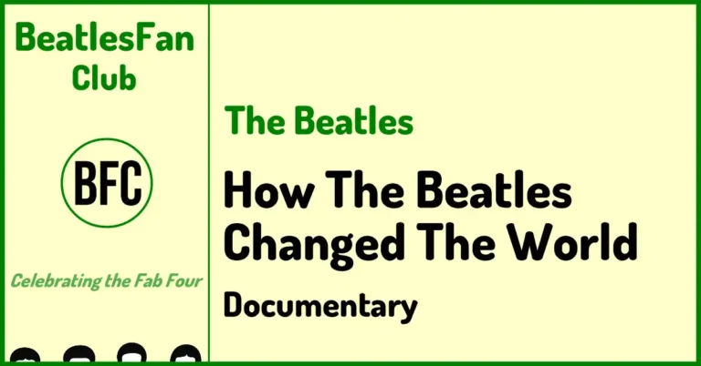 BeatlesFan.Club banner for How The Beatles Changed The World documentary (2017)